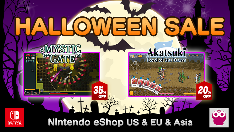 ニンテンドーeショップ [US & EU & Asia] ハロウィンセール開催！