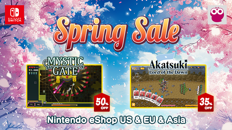 ニンテンドーeショップ [US & EU & Asia] 2025スプリングセール開催！