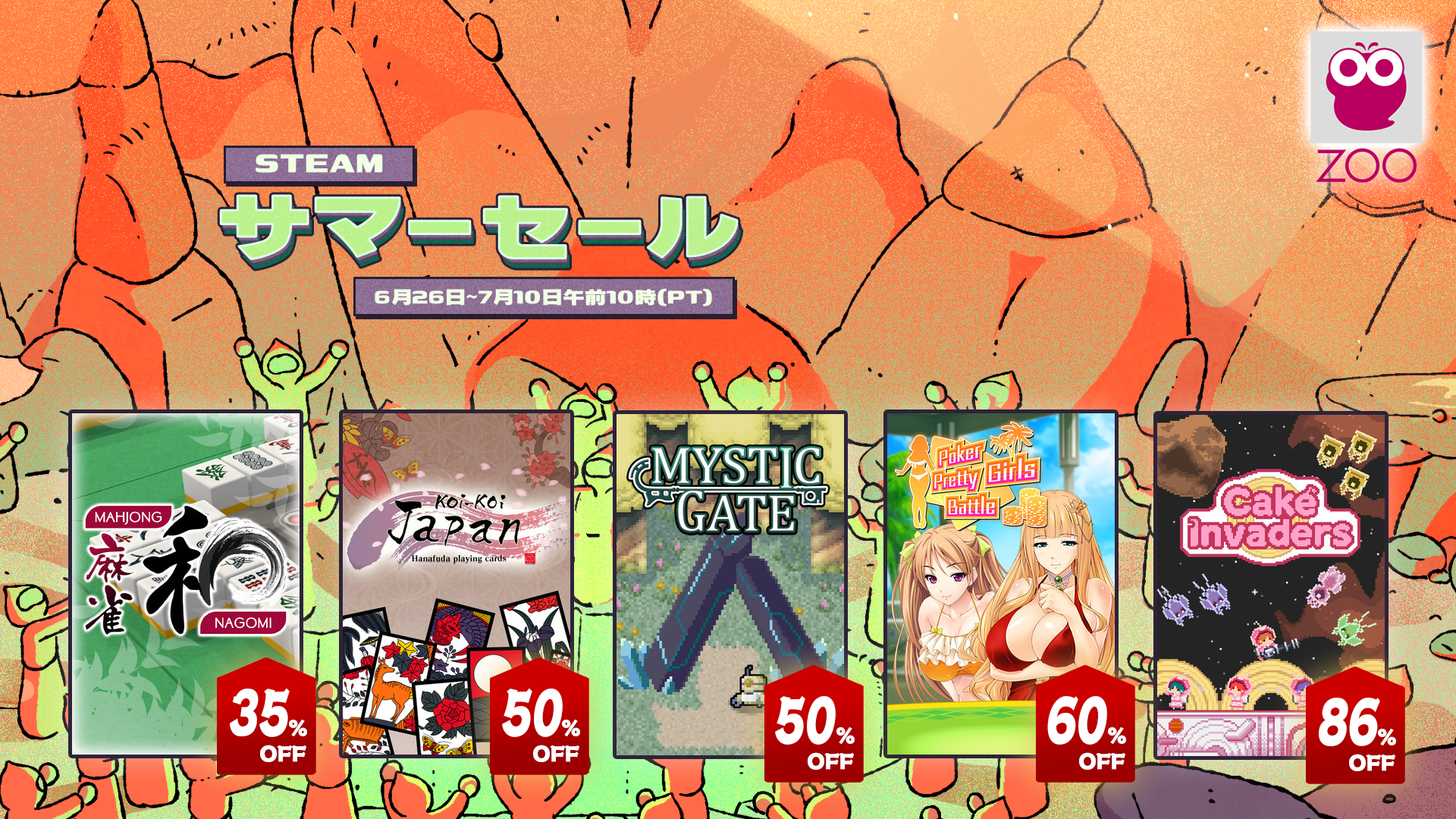 [Steam] サマーセール開催！